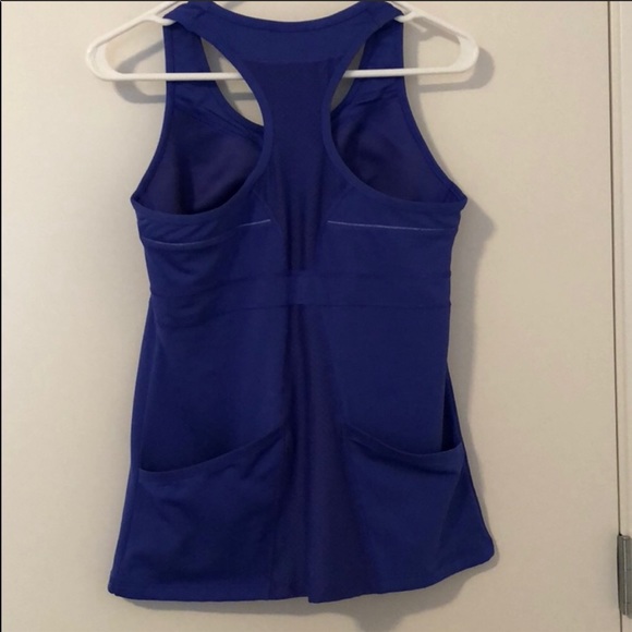 EUC deep purple Athleta running top, size Medium - Picture 2 of 2